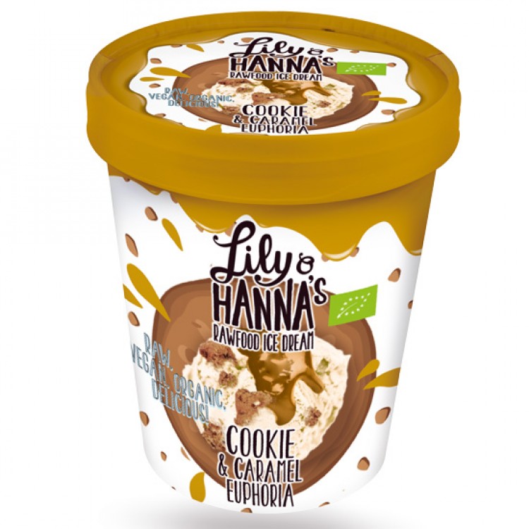 Vegan Παγωτό Μπισκότο & Καραμέλα 'Euphoria' (500ml)