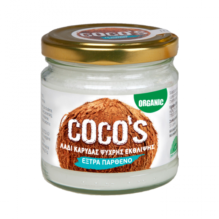 Λάδι Καρύδας (Coconut Oil) Παρθένο Βιολογικό ψυχρής έκθλιψης HealthLink, 400ml